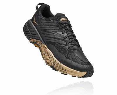 Hoka One One All Gender Speedgoat 4 CNY Férfi Utcai Cipő - Fekete/Arany [H9184-598]